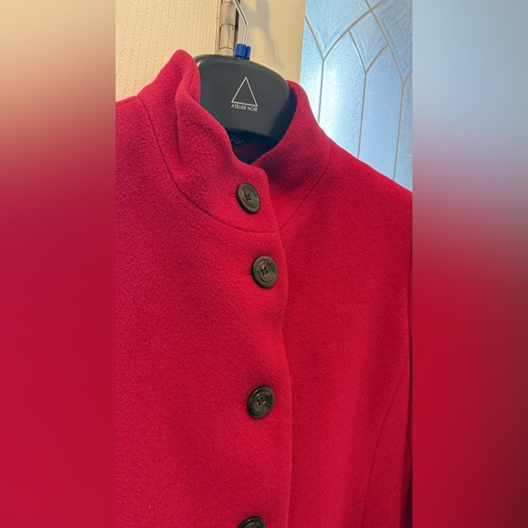 HiSO Red Wool Jacket - Picture 7 of 8
